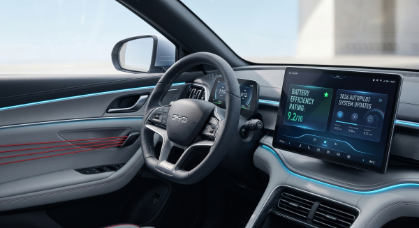 BYD Atto 3 boot space, rear seat, and exterior detail 2026