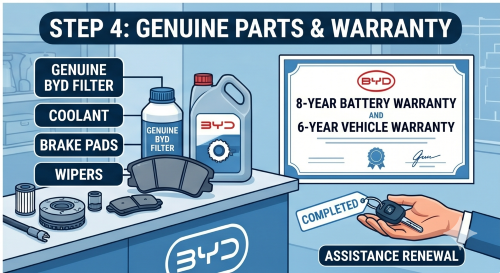 BYD UK Service Costs and Parts