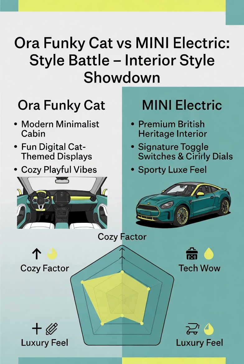 Ora Funky Cat vs MINI Electric Color and Customization Options