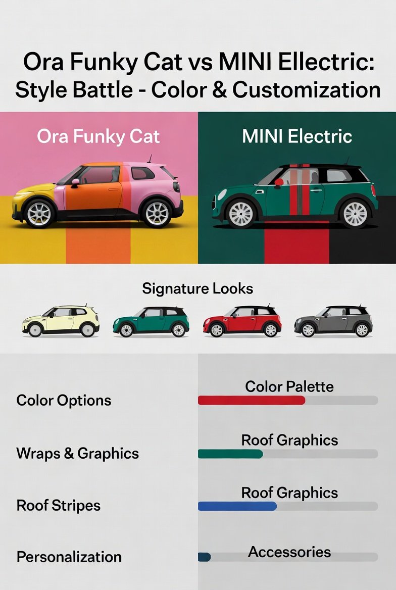 Ora Funky Cat vs MINI Electric Interior Style Detailed Showdown
