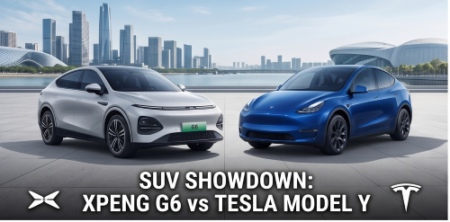 Xpeng G6 vs Tesla Model Y comparison