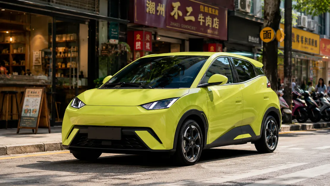 BYD Seagull-style compact Chinese city EV that costs around ten thousand dollars
