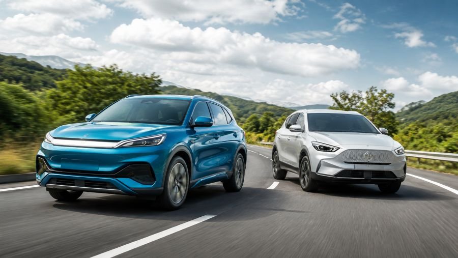 BYD Atto 3 vs MG ZS EV safety technology and family SUV comparison
