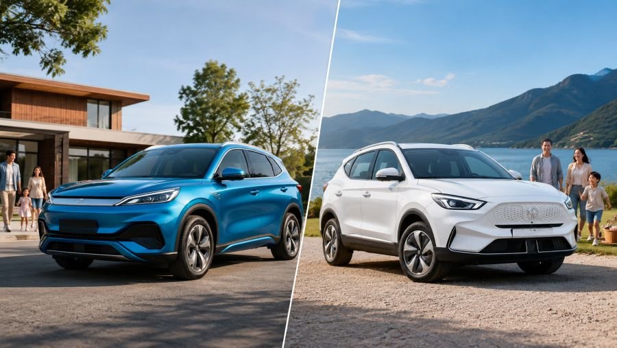 BYD Atto 3 vs MG ZS EV final verdict best family electric SUV