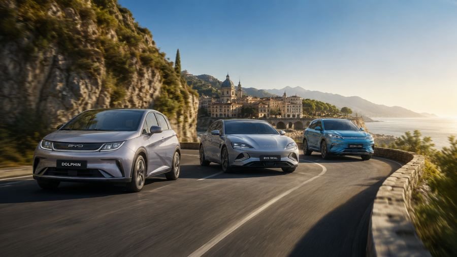 BYD cars driving in Europe 2026 review of Dolphin Seal and Seal U