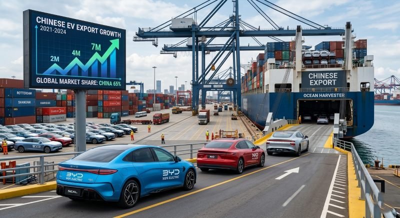 BYD NIO XPeng market growth Chinese EV dominance
