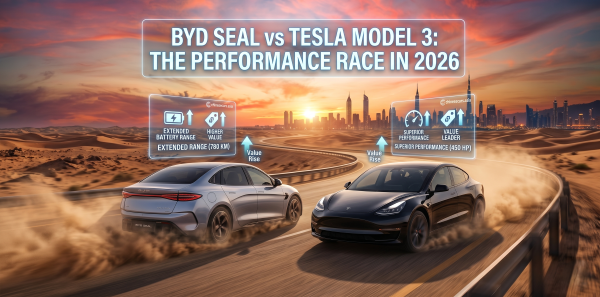 BYD Seal vs Tesla Model 3 side by side comparison