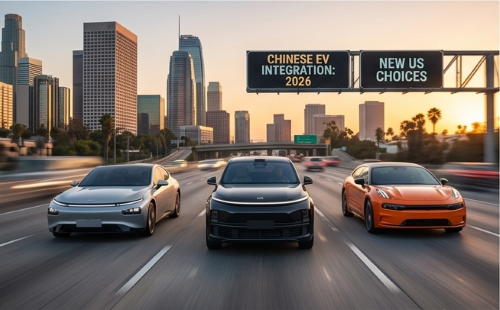 Technology comparison Chinese American vehicles