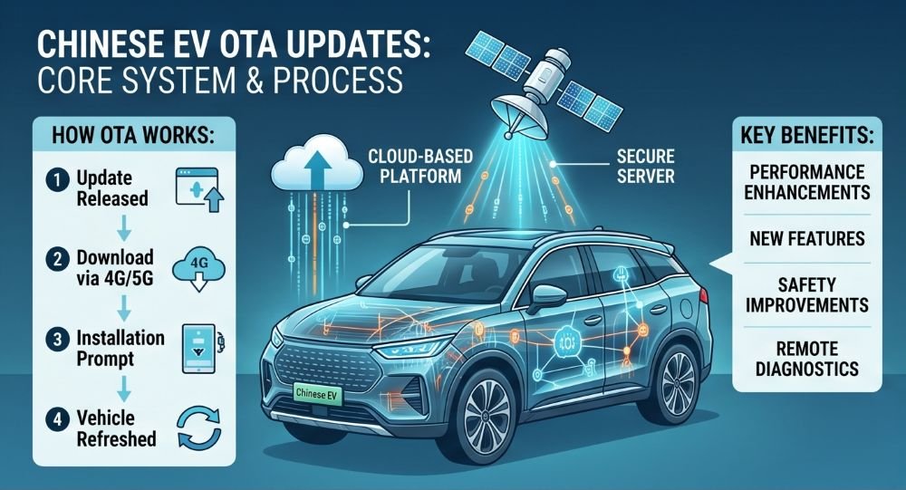 Chinese EV OTA updates technology