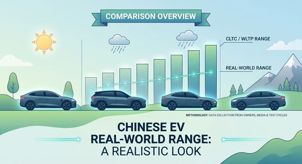 Claimed vs Real-World EV Range Comparison
