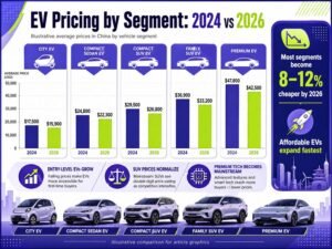 ev pricing by segment 2024 vs 2026 comparison