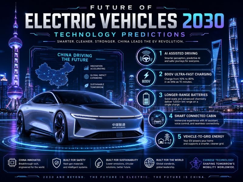 Future of electric vehicles 2030 technology predictions and innovations