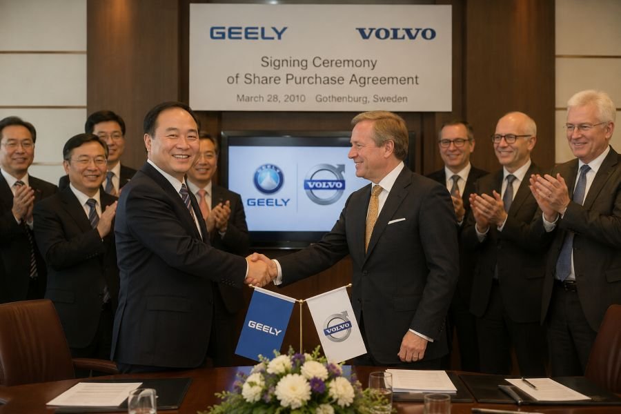 Geely Volvo Connection strategic partnership