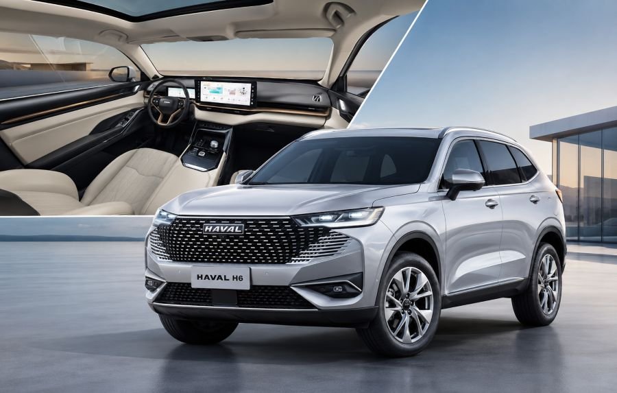 Haval H6 compact SUV interior and exterior design