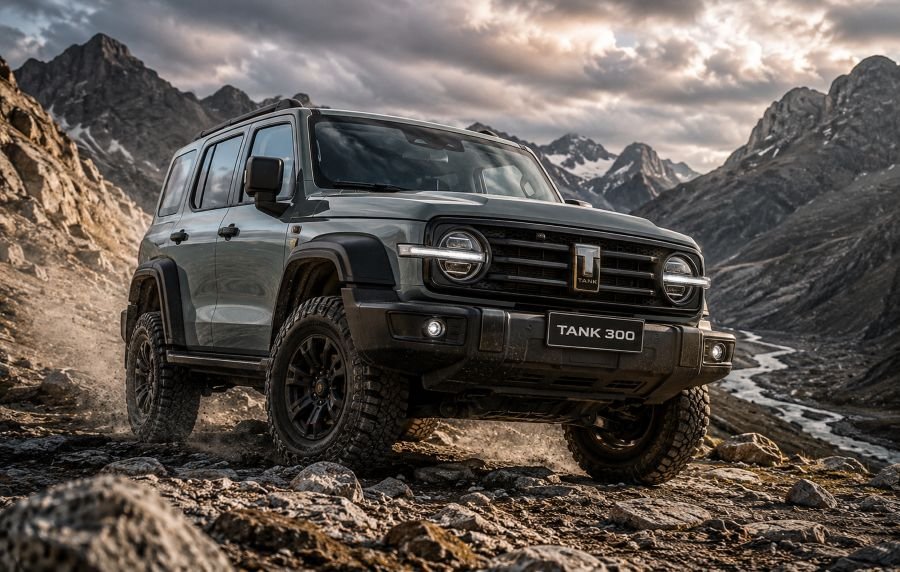 Tank 300 off-road SUV rugged capabilities