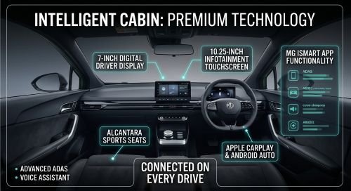 MG4 XPower intelligent cabin premium technology Alcantara seats