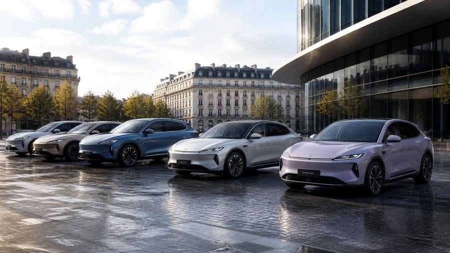 Future Chinese electric cars in Europe 2026 including hatchbacks SUVs and premium EVs