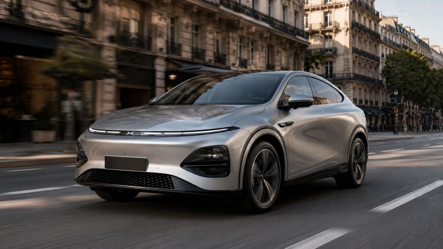 Xpeng G6 exterior review side profile and coupe SUV design